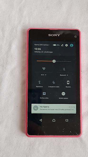 Sony: Sony Xperia (kompakt) – ružičasta boja - ekran - Zadnja kamera — 3