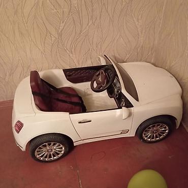 kabriolet: Uşaq üçün elektrikli minik maşını – kabriolet tipli, ağ korpus və — 5