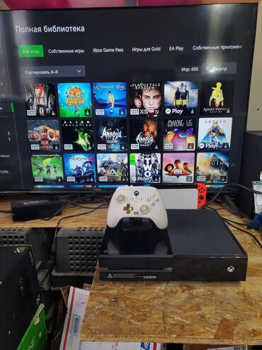 Xbox One: Xbox one 500gb, Xbox one прошивать не нужно всего за 200 сом в месяц