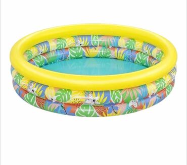 продажа бассейнов в бишкеке: Детский надувной бассейн "Цветочный рай" Размер 168*38 см от 2 лет