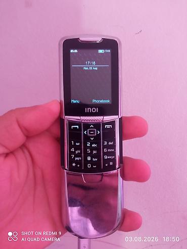 telfon sade: Inoi rəng - Gümüşü, Düyməli — 3