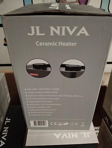 electron: JL NIVA Ceramic Heater (model YX-P01) - Güc: 1500 W - Gərginlik — 3