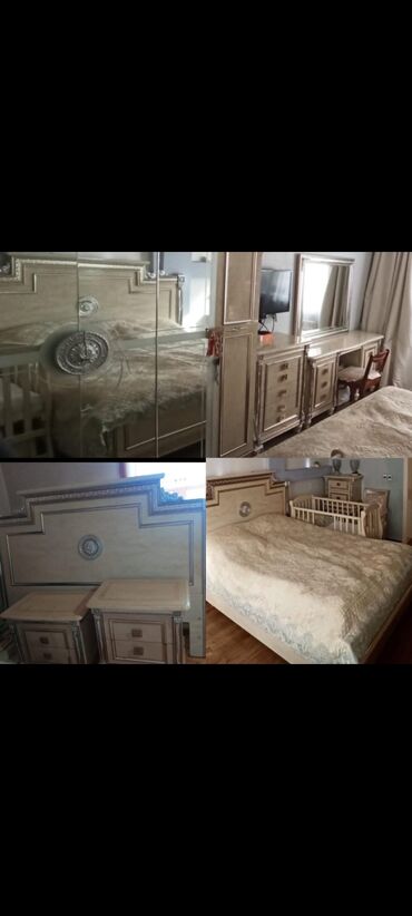 tek kravat ikinci əl: 2 təknəfərlik çarpayı, Dolab, Termo, 2 tumba, Azərbaycan, İşlənmiş