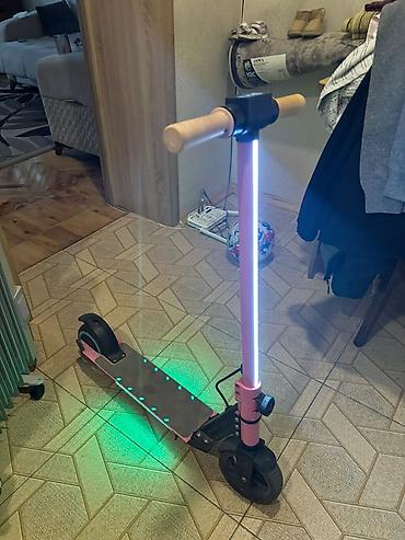 гироскутер с ручкой: Scooba elektrikli skuteri - Rəng: qara–boz korpus, yaşıl vurğular - — 8