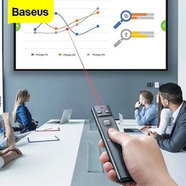 батареи для ноутбуков: Беспроводная лазерная указка Baseus Orange Dot Wireless Presenter