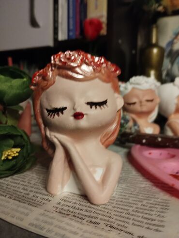 Fiqurlar: Fiqur, Gips, rəng - Ağ — 8