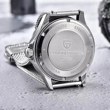 Ručni satovi: PAGANI DESIGN PD-1818 - 42mm - Siva - MIYOTA Automatik — 8