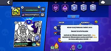 maraqlı profil şəkilləri: Brawl Stars hesabı – yüksək səviyyəli oyun profili - Kupa yolu: 30 — 2