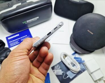Samsung: Samsung Note 10, Б/у, 512 ГБ, цвет - Серебристый, 1 SIM, 2 SIM, eSIM — 4