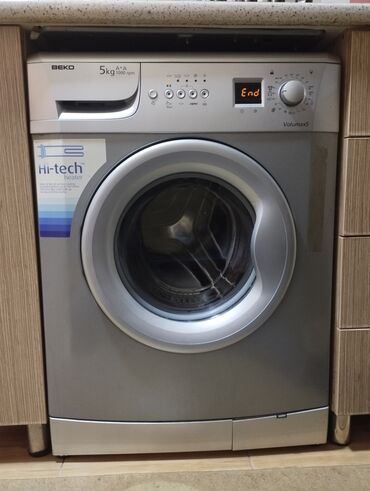 kredit maşinlar: Paltaryuyan maşın Beko, 5 kq, İşlənmiş, Avtomat, Qurutmasız, Kredit yoxdur