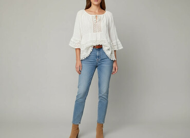 boho t shirty: Bluzka damska, rozmiar L
