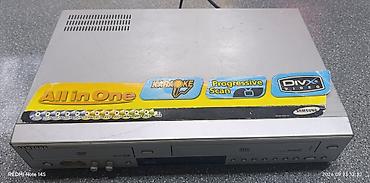 smart tv: Samsung DVD-V6600K “All in One” – VCR + DVD pleyer, karaoke dəstəyi — 1