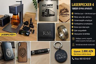 Digər biznes avadanlığı: LaserPecker 4 – portativ lazer oyma və kəsmə qurğusu 🔥 LaserPecker 4 — 1