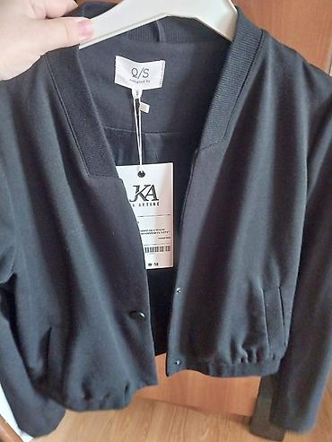 s 925: Q/S designed by markalı qadın jaketi - Rəng: qara - Stil: bomber — 1