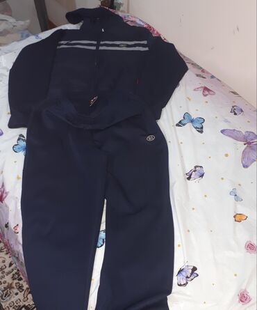 женские трикотажные спортивные костюмы: İdman dəsti, 6XL (EU 52), rəng - Qara