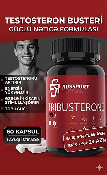 boy uzadan dərmanlar: Məhsul: Russport Nutrition Tribusterone Pro – Testosteron Busteri — 1