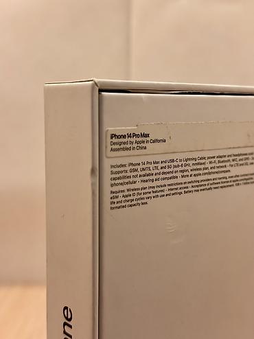 iphone cs max: IPhone 14 Pro Max, Б/у, 256 ГБ, Черный, Коробка — 2