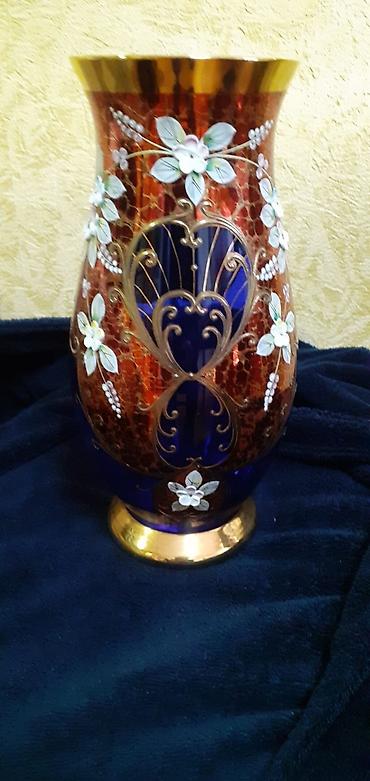 Вазы: Одна ваза, Богемское стекло — 2