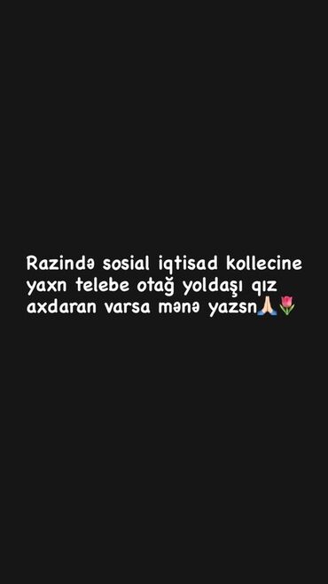 Çaydanlar: Razində Sosial İqtisad Kollecinə yaxın ərazidə tələbə otaq yoldaşı