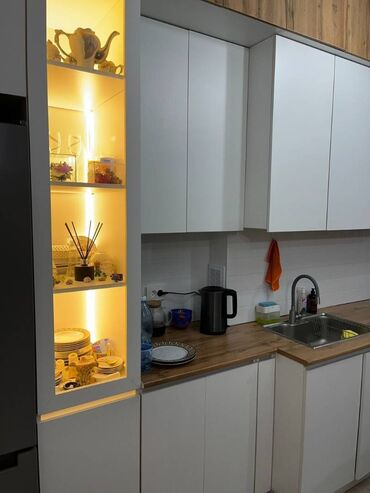 квартира алтын ордо новопавловка: 2 комнаты, 66 м², Элитка, 3 этаж, Дизайнерский ремонт