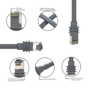 15: Сетевой кабель для Starlink V4 Gen3 15 метров Фирменный кабель для — 3