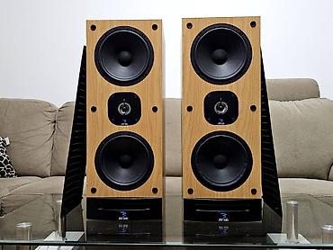Zvučnici i stereo sistemi: JM Lab stereo zvučnici – podnostojeći, drveni finiš (svetli hrast), sa — 4