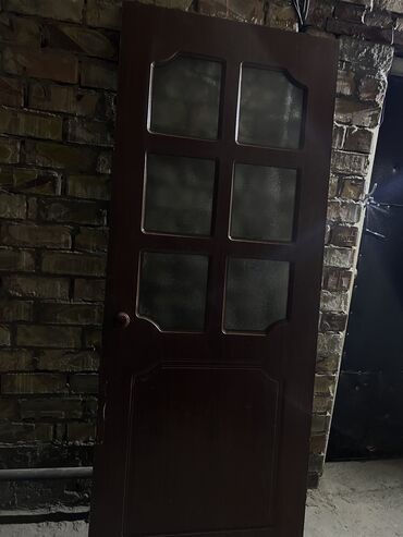 реставрация межкомнатных дверей из массива: Дверь с окнами, МДФ, Распашная, Б/у, 200 *80, Самовывоз, Бесплатная доставка, Платная доставка