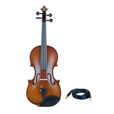 violin: Amati VE102BE-4/4 ( Elektro Skripka Skiripka Qoşmalı skiripka )