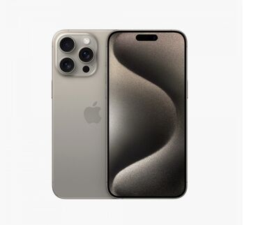Apple iPhone: IPhone 15 Pro Max, Б/у, 512 ГБ, Natural Titanium, Зарядное устройство, Защитное стекло, Чехол, 95 %