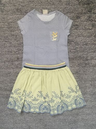 next garderoba za decu: Next London suknja vel 8, Zara majica vel 7