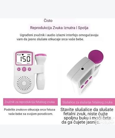 Medicinska oprema: Fetalni Doppler JSL-1001 – kućni uređaj za slušanje otkucaja bebinog — 3