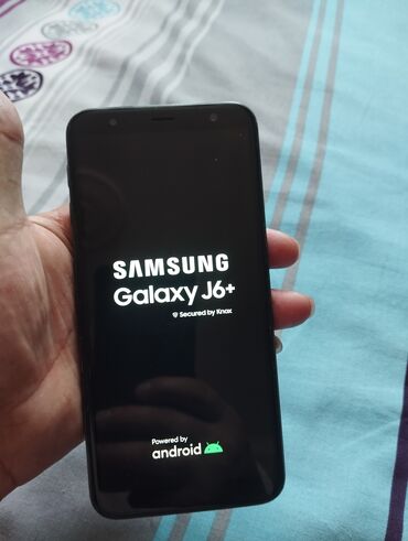 samsung a 10 's: Samsung Galaxy J6 Plus, 32 GB, rəng - Qara, Sensor, Barmaq izi, İki sim kartlı