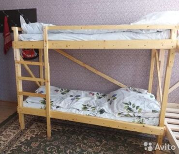 кровать массив: Двухъярусная Кровать, Новый