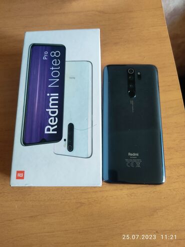 redmi buds 4 pro qiymeti: Xiaomi Redmi Note 8 Pro, 64 ГБ, цвет - Синий, 
 Две SIM карты