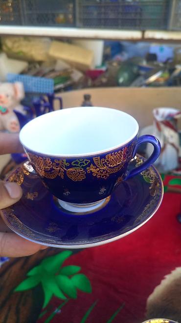 sufre instagram: Çay dəsti, rəng - Mavi, Farfor — 5
