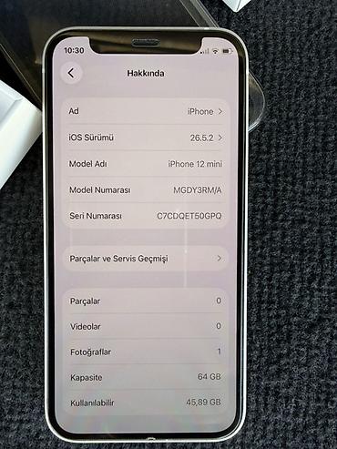 Apple iPhone: IPhone 12 mini, Ağ, Simsiz şarj — 8
