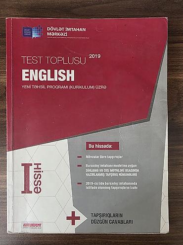 Спорт и хобби: Məhsul: “Test Toplusu – English (Yeni Təhsil Proqramı – Kurikulum — 1