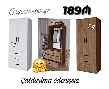 islenmis paltar skaflari: Dolab yeni qarderob paltar dolabı güzgüsüz — 1
