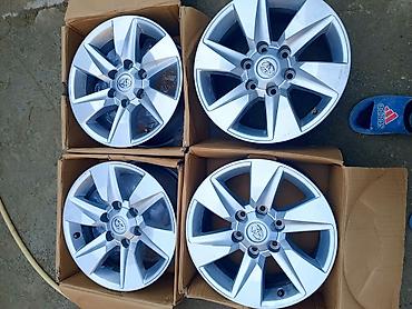sin ve diskler: Toyota orijinal yüngül lehimli disk dəsti - Komplekt: 4 ədəd - Rəng — 1