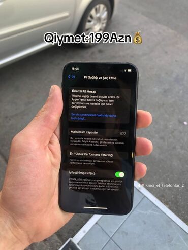 телефон fly fs526 power plus 2: IPhone X, 256 GB, Black Titanium, Simsiz şarj, Sənədlərlə