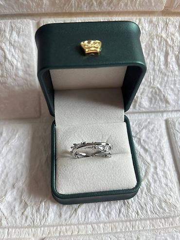 Prstenje: Prstenovi sa cirkonima podesivi– elegantni modeli. - Boja metala — 2