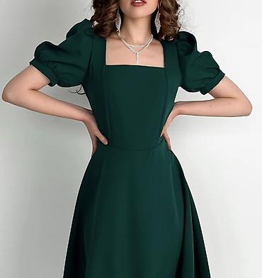 плятя: Вечернее платье, А-силуэт, С рукавами, L, S, M — 7
