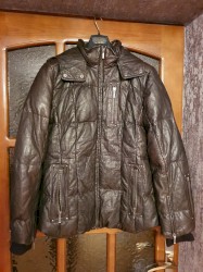 dəri kurtkalar qiymeti: Женская куртка S (EU 36), цвет - Коричневый