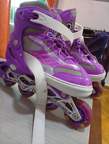 powerslide roleri: Rolerke (in-line) za decu – ljubičaste sa sivim i belim detaljima - — 7