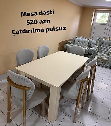 kirayə stol stul: Masa desti sifarisle hazırlanır. ⚜️ İstehsaldan satiş, otağınıza — 1