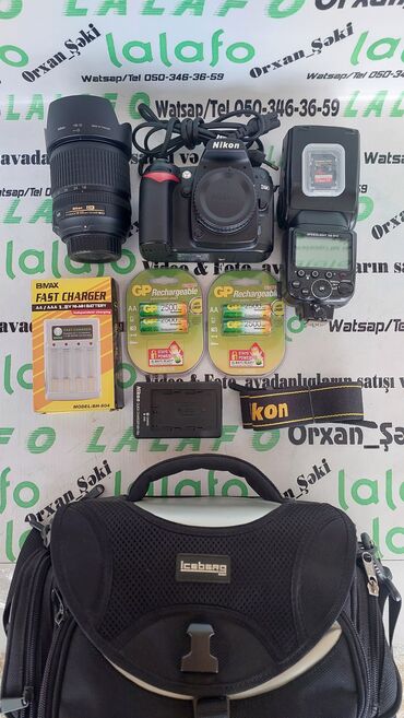 Фотоаппараты: Nicon D90 Tam kamplekt satışda. Aparat xaricdən gəlmə maldır