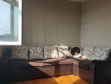 Divanlar: L‑formalı yumşaq künc divan - Rəng: tünd qəhvəyi oturacaq və karkas — 3