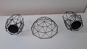 Sveće i svećnjaci: JYSK Dva Svećnjaka NORDIC Ø16xV19cm crna + Sinsay ukrasna činija crna — 5