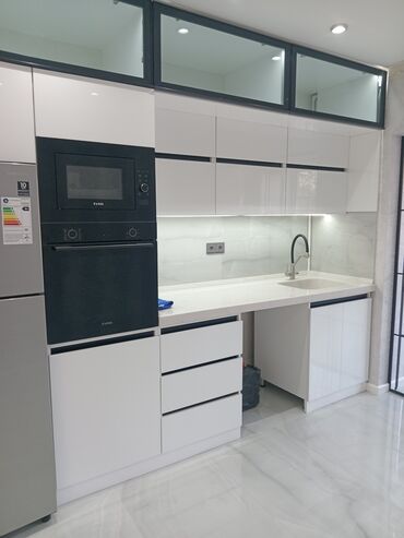 Sifarişlə mətbəx mebeli: Mebel istehsalı müasir mətbəx və yataq otağı dəstləri her nov — 1