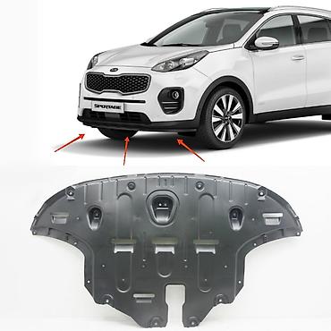 Защита бампера двигателя Kia Sorento / Киа Соренто 2020–2024 В